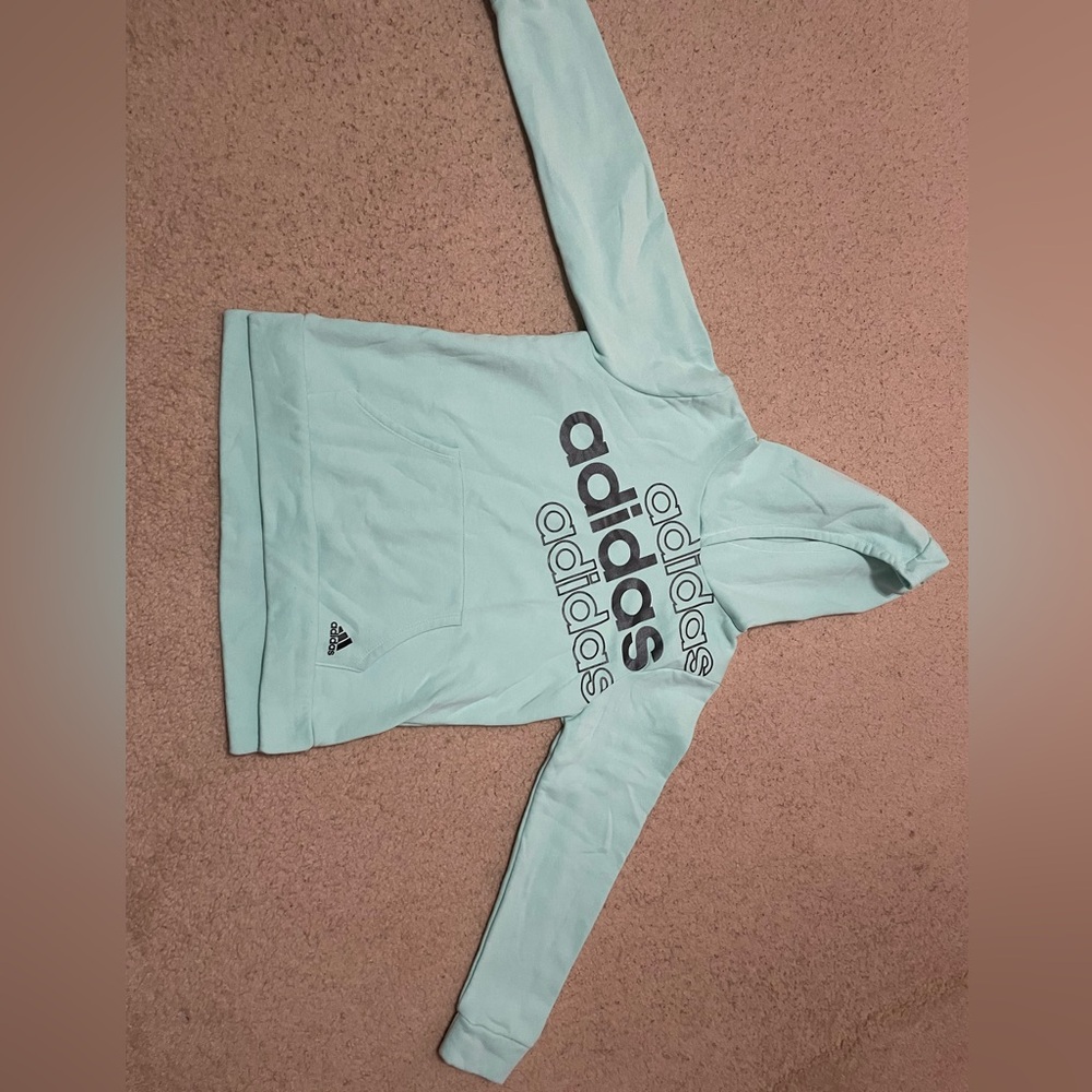 Youth Girls L(14) Mint Adidas jacket